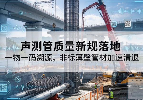 义乌声测管质量新规落地，一物一码溯源，非标薄壁管材加速清退